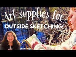 Sketch with Me + The Best Art Supplies for Nature Sketching!