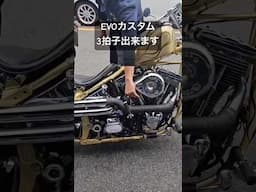 EVOカスタムの3拍子 #harleydavidson #chopperstyle #evolution