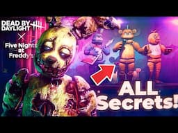 USING the ANIMATRONICS AGAINST SPRINGTRAP! (ALL Secrets in FNAF x Dead by Daylight)