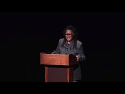 Lynn Nottage at the 27th Annual Burian Lecture in 2025