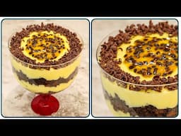 A MELHOR SOBREMESA PARA A PÁSCOA! SOBREMESA DE CHOCOLAE COM MARACUJÁ | Nandu Andrade