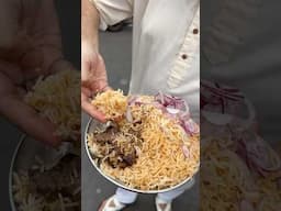 Mutton Biryani at ₹120/- at Hazra’s famous Tufani Biryani Shop