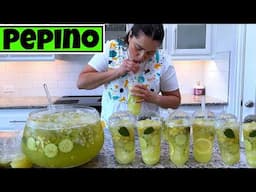 Fresco de pepino con limon - 🥒🍋 - super **SALUDABLE** y con frutas naturales