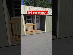 FOR SALE - Tiny House $93 Per Month #tinyhome #tinyhouse #affordable