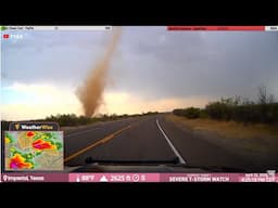 Fort Stockton, TX Landspout Tornado & Supercell - Live Stream Archive