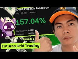 Kumita $200/Day Sa Futures Grid Crypto Strategy OKX Bot Trading - Part 5