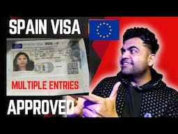 Spain 🇪🇸 multiple Entries visa approved 2025 | Spain tourist visa documents & Process?