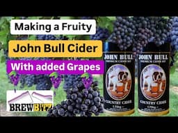 Making a Fruity Cider With Black Grapes