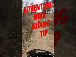 Adventure Bike Riding Tip 👌🏔️ #advbike