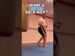 Better Back Kick?  #martialarts #kicks #karate #shotokan #tips