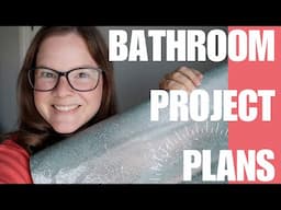 DIY Plans For Bathroom Transformation: Thrifted Wall Paper Project Plan
