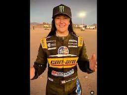 We just made history! First American female to win a stage at the Dakar Rally. So grateful 🙌