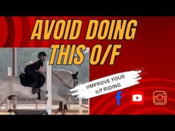 Avoid doing this when riding over fences Horse Riding Position Review and Equitation Tips
