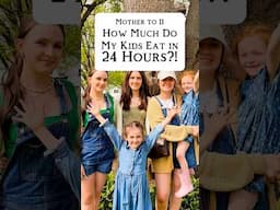 Mother to 11: What My Kids Eat in a Day (24 Hours!) #shorts #healthyeating #snacks