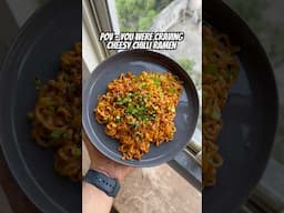POV - you were craving some cheesy chilli ramen noodles so you made some! POV cooking (ramen recipe)