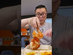 🍗 What a realistic dinner looks like #mukbang