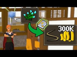 Train crafting while making 300k gp/hr | Spin Flax spell guide