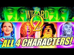 BIG WIN!! WOWZA! ALL 4 CHARACTERS! I’ll GET YOU MY PRETTY WIZARD OF OZ Slot Machine (LIGHT & WONDER)