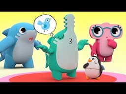 Guess the Animal? 🐘 Nursery Rhymes & Kids Songs | Shark Academy
