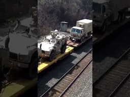US military train overhead view part 2.