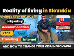 Reality of Living in Slovakia  & How to change your visa status in Slovakia || Expense In Slovakia