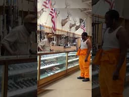 Gun Shopping As An Escaped Prisoner Prank