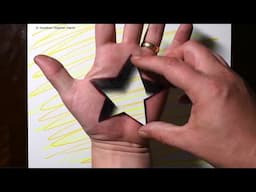 How to Draw a 3D Star Hole on Your Hand | Trick Art Optical Illusion Drawing
