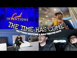 The Time Has Come!! Mattress Shopping & Solo Theatre Date - Vloguary Day 25