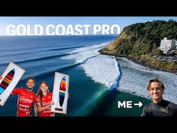 SURFING AT THE WSL GOLD COAST PRO | BURLEIGH VLOG with Noz