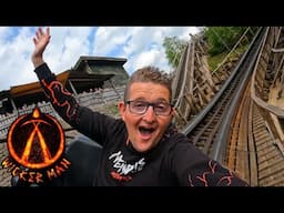 Riding Wicker Man - Alton Towers AWESOME Wooden Coaster!