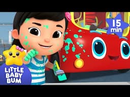 Surprise Mural for Our Buddy The Bus! | 👼Little Baby Bum - Preschool Playhouse