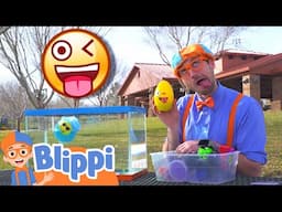 Sink or Float? | Blippi | Educational Videos For Kids | Moonbug Kids - Get Up And Go!