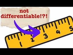the ruler (function) is nowhere differentiable