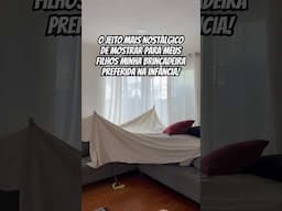 Ela amou —— cabana de lençóis