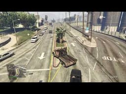 GTA 5 Easter egg - Tow truck mechanic get towed