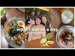 WHAT I EAT IN A DAY (2) 🇮🇩 hometown food, family vlog | Erna Limdaugh