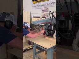 Cutting tenons the old-school way! @dustylumberco
