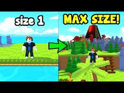 I Built the BIGGEST Island In Build An Island Roblox!