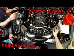 Porsche 944 LS Swap: First Fire! - 427 LS7 Racing Engine