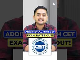 😱MAH CET 2025 Additional Exam Dates OUT✅ Top BCA Colleges Maharashtra🚀#shorts #bca #mahcet #2025