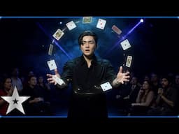 How is he doing this 😱😱 ! Got talent magician shocked the audience