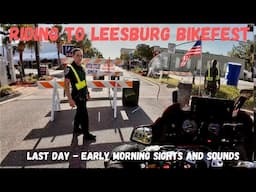 Riding to Leesburg Bikefest - Early Sunday Morning