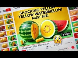 पीला तरबूज! क्या आपने पहले देखा है?" || Yellow Watermelon! Have You Seen This Before?