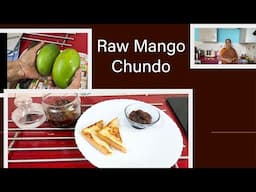 Raw Mango Chundo With Jaggery I  Side dish for Paratha/Thepla/Dosa/Bread/CurdRice !
