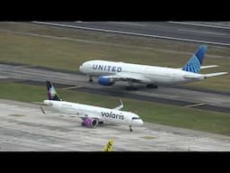 Operaciones Terrestres en el Aeropuerto Internacional de Cancun - ULTRA HD -