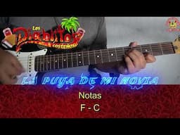 Los Diablitos Costeños - La Puya De Mi Novia (Tutorial Guitarra)