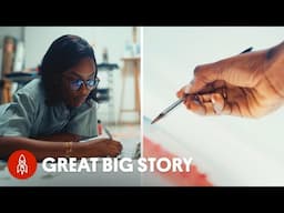 Why She Drew 10-Foot Masterpieces With a Pen