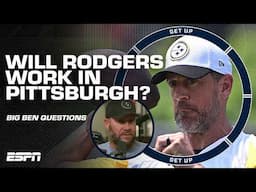 Big Ben QUESTIONS if Aaron Rodgers will LISTEN to Arthur Smith in Pittsburgh 👀 | Get Up