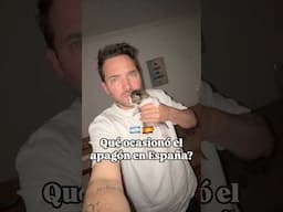 Que ocasionó el apagón en España?