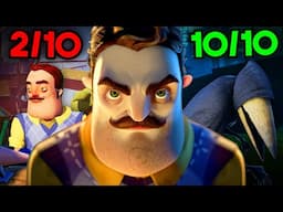 Every Hello Neighbor Game/Version RANKED